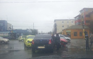 Accident rutier în lanţ pe I.C. Brătianu: doi răniţi